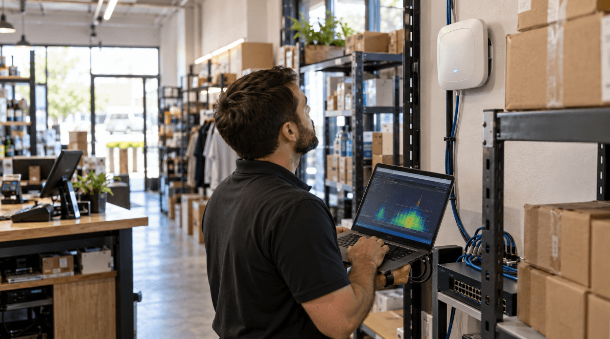 Commercial Wi-Fi Installation in Akron for Weak Coverage